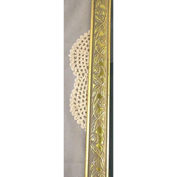 Framed Matted Baby Angel Jesus Once An Infant - Picture 4 of 4